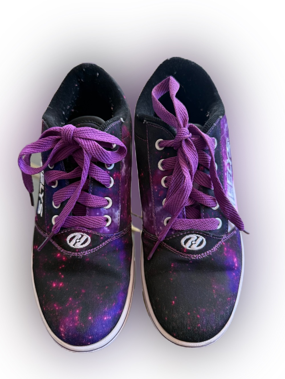 Heelys Pro 20 LG Galaxy Purple Skate Shoes Y2K Punk. Youth 5. Women 6